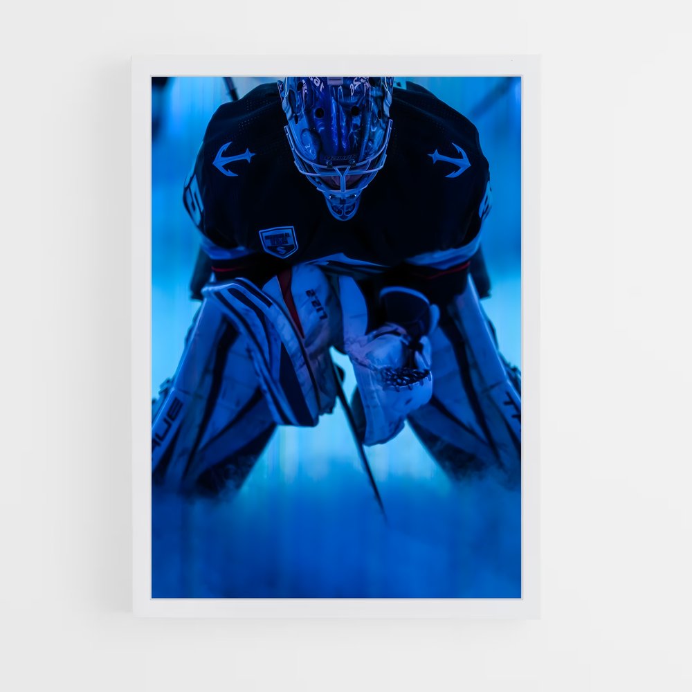 Poster Kraken en Action – affiche Hockey sur glace (vue 3)